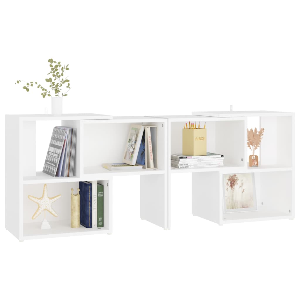 TV-Schrank Weiß 104x30x52 cm Holzwerkstoff