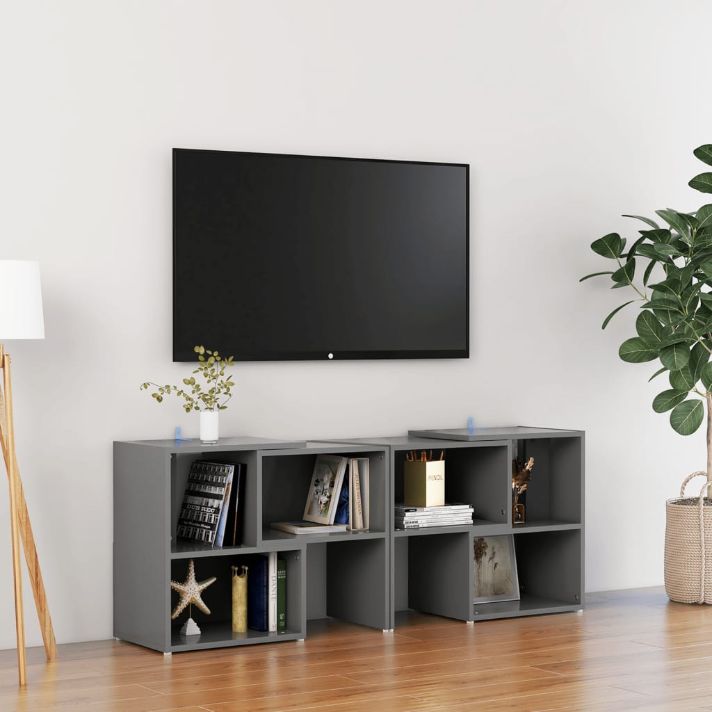 TV-Schrank Weiß 104x30x52 cm Holzwerkstoff