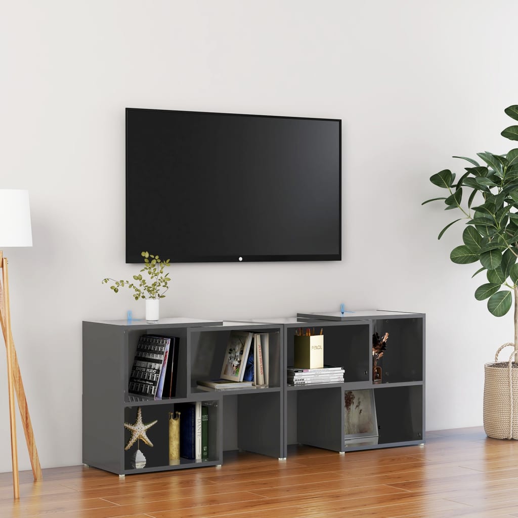 TV-Schrank Weiß 104x30x52 cm Holzwerkstoff