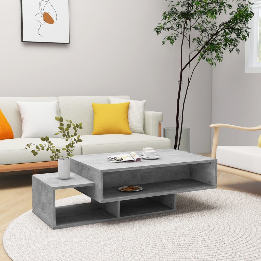 Couchtisch Weiß 105x55x32 cm Holzwerkstoff