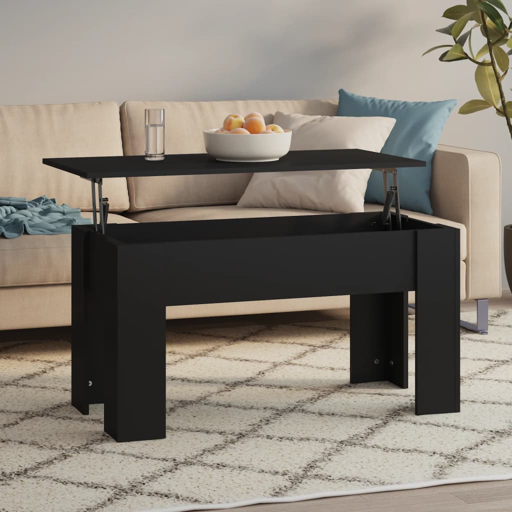 Couchtisch Weiß 101x49x52 cm Holzwerkstoff