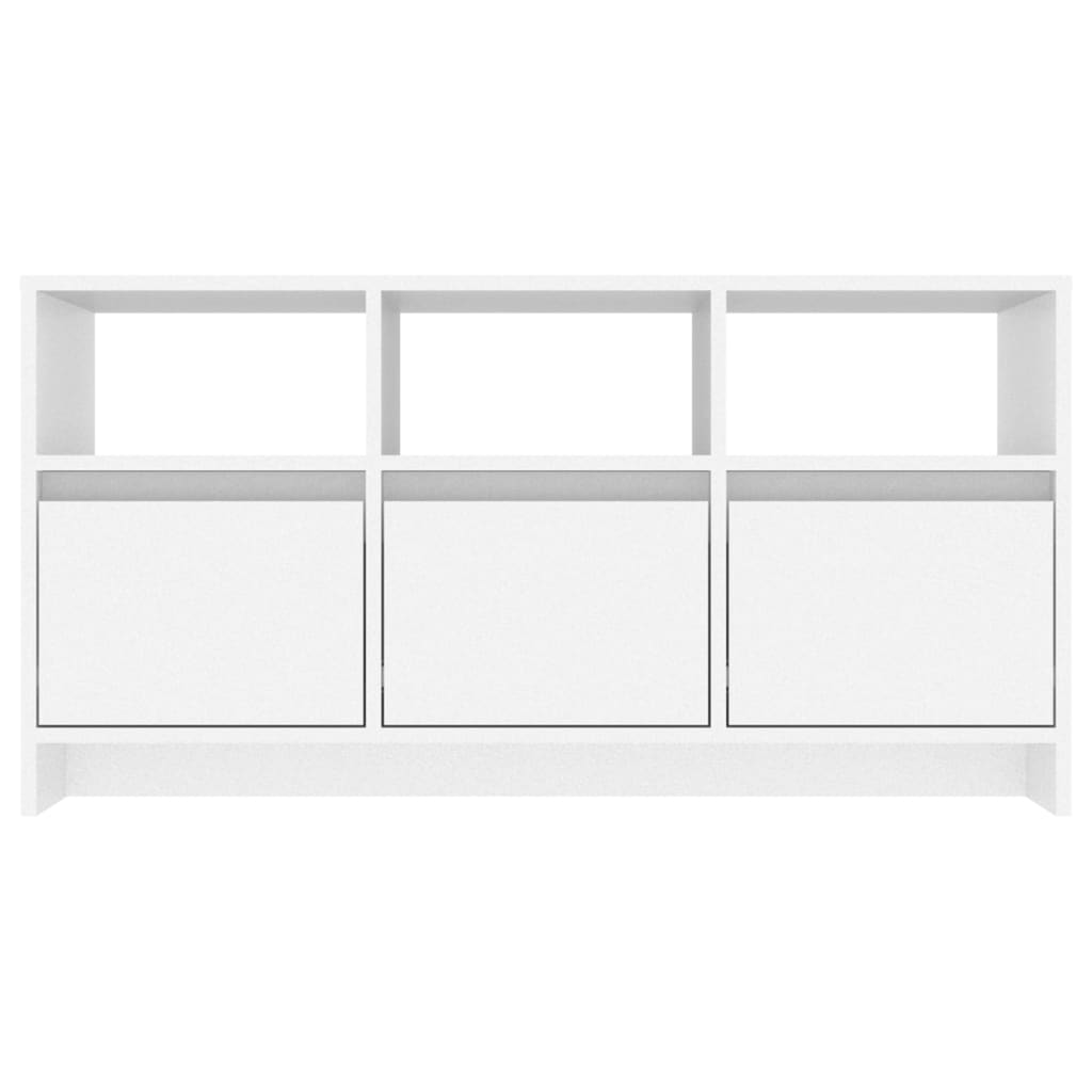TV-Schrank Weiß 102x37,5x52,5 cm Holzwerkstoff