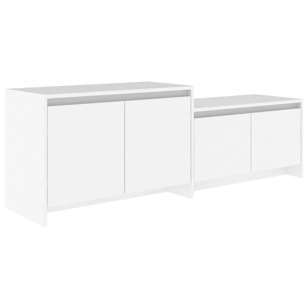 TV-Schrank Weiß 146,5x35x50 cm Holzwerkstoff