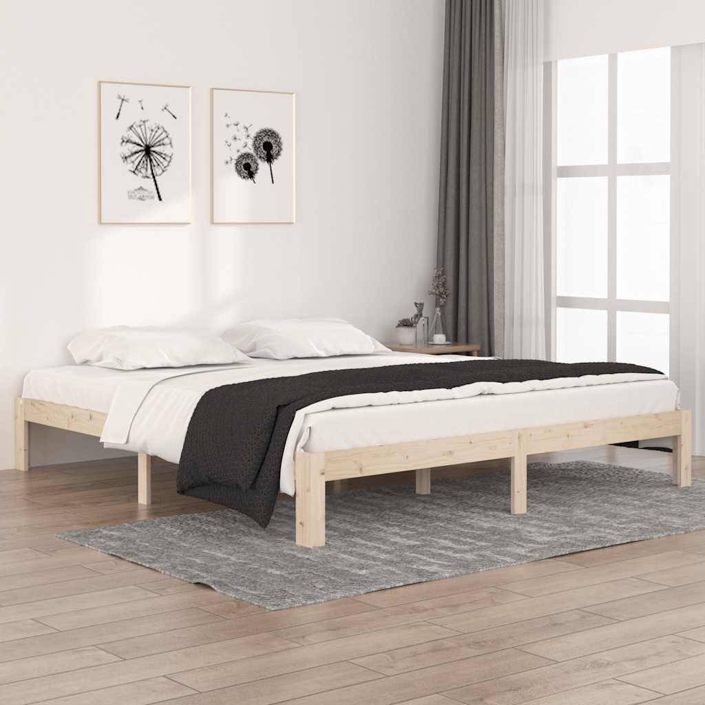 Massivholzbett 75x190 cm
