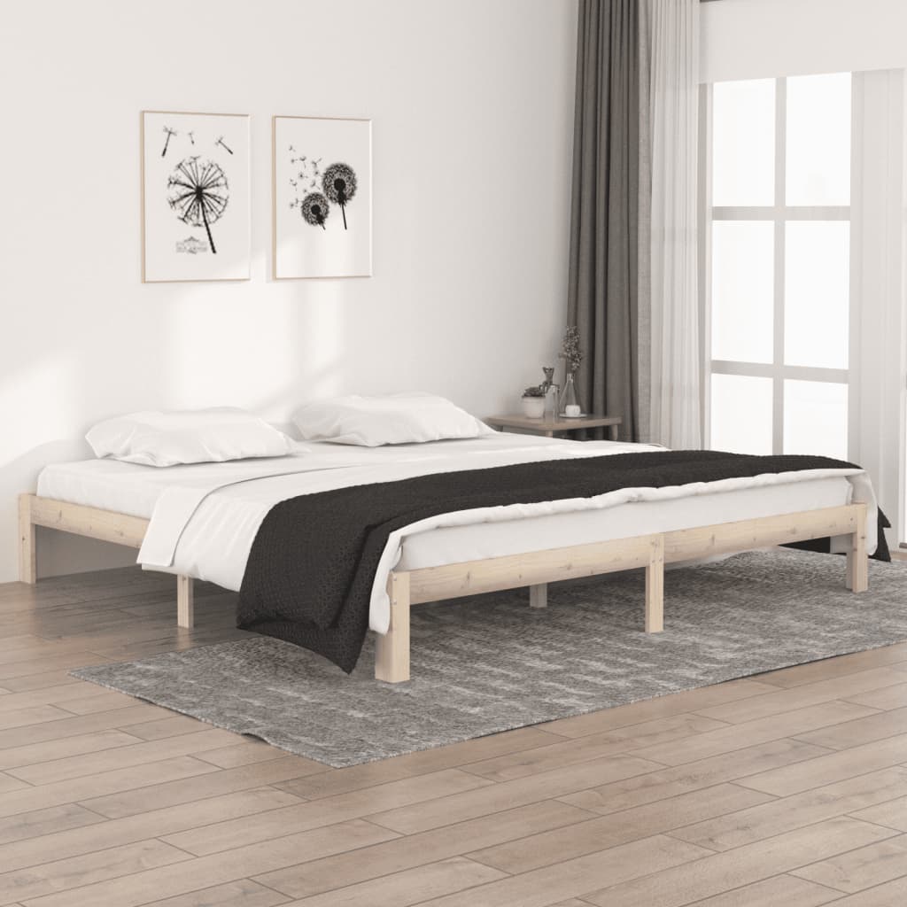 Massivholzbett 75x190 cm
