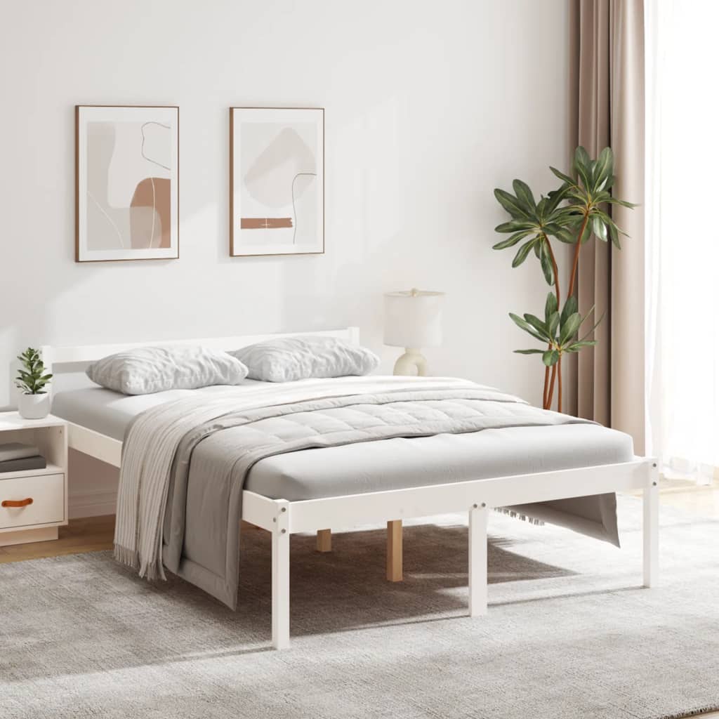 Seniorenbett 75x190 cm Massivholz Kiefer