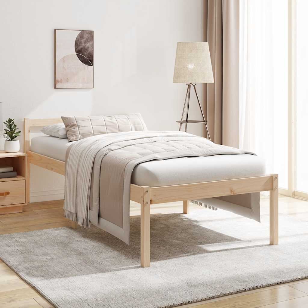 Seniorenbett 140x190 cm Massivholz Kiefer