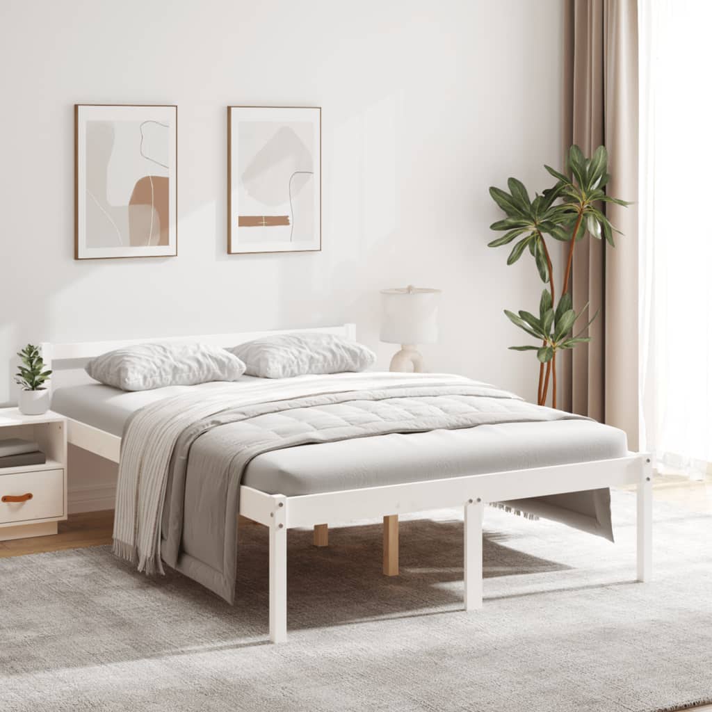 Seniorenbett 140x190 cm Massivholz Kiefer