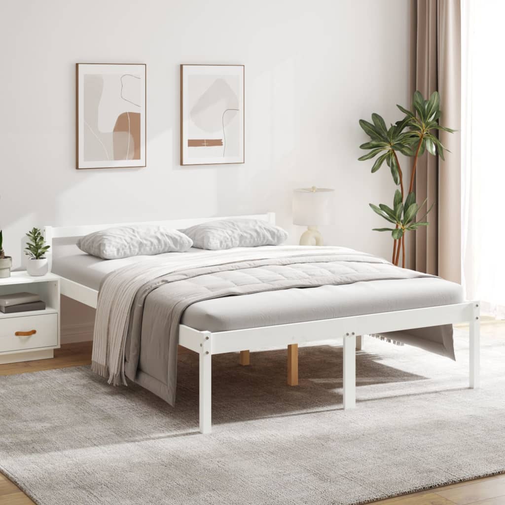 Seniorenbett 75x190 cm Massivholz Kiefer