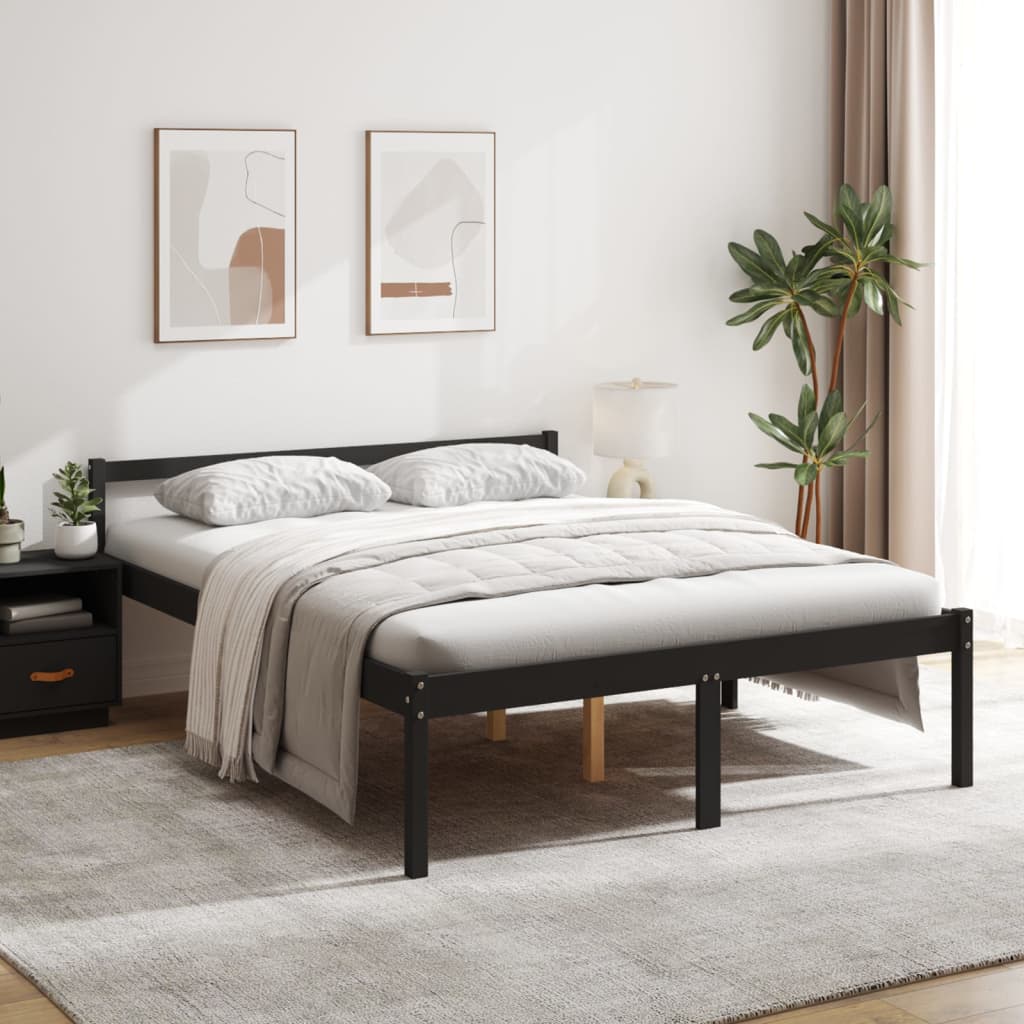 Seniorenbett 75x190 cm Massivholz Kiefer