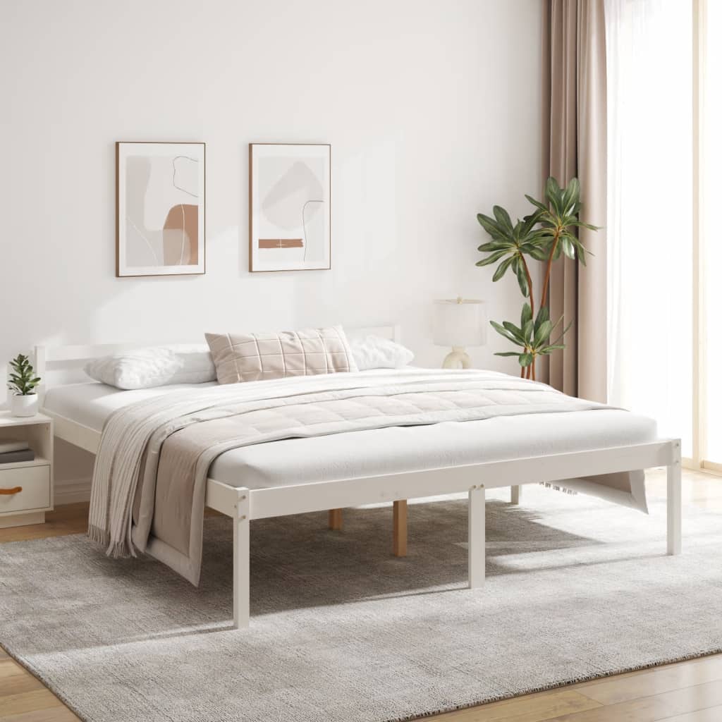 Seniorenbett 75x190 cm Massivholz Kiefer