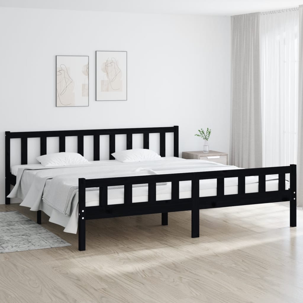 Massivholzbett ohne Matratze