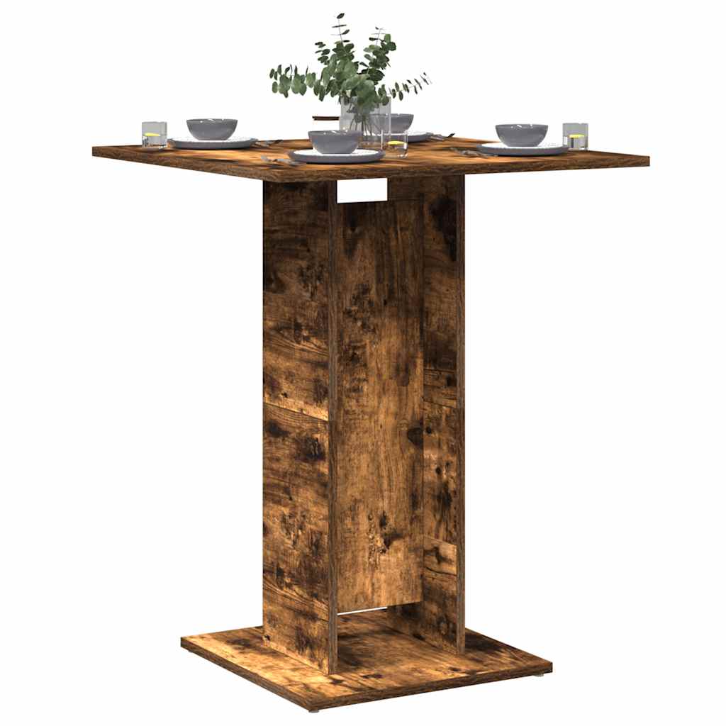 Bistrotisch Weiß 60x60x75 cm Holzwerkstoff