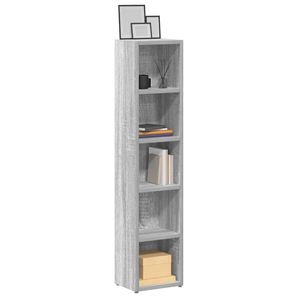 CD-Regale 2 Stk. Weiß 21x16x93,5 cm Holzwerkstoff