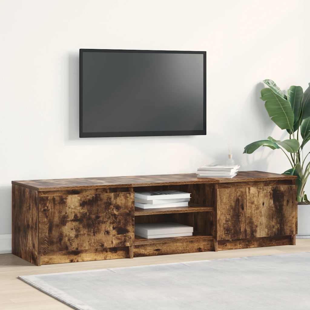vidaXL TV-Schrank Weiß 140×40×35,5 cm Holzwerkstoff