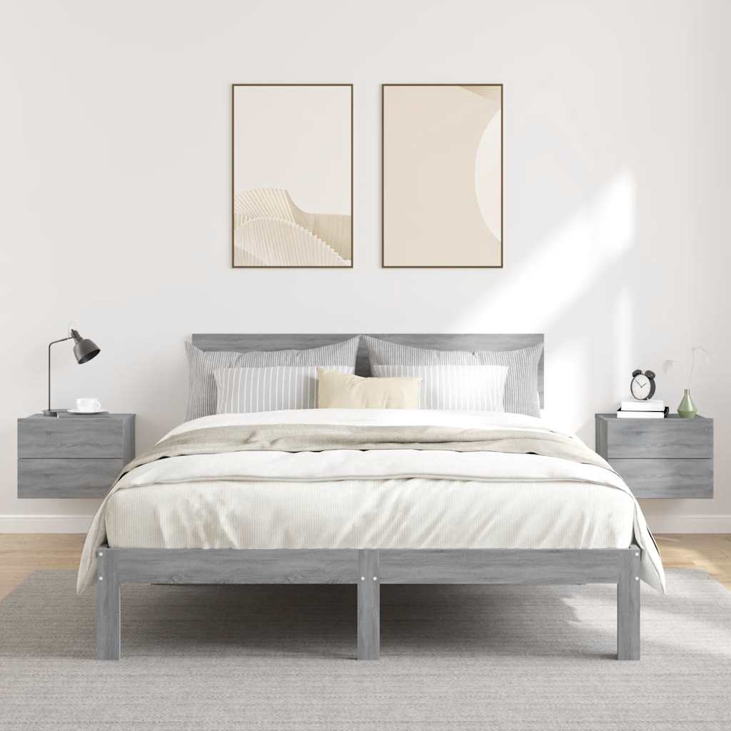 vidaXL Nachttisch Weiß 40x30x30 cm Holzwerkstoff