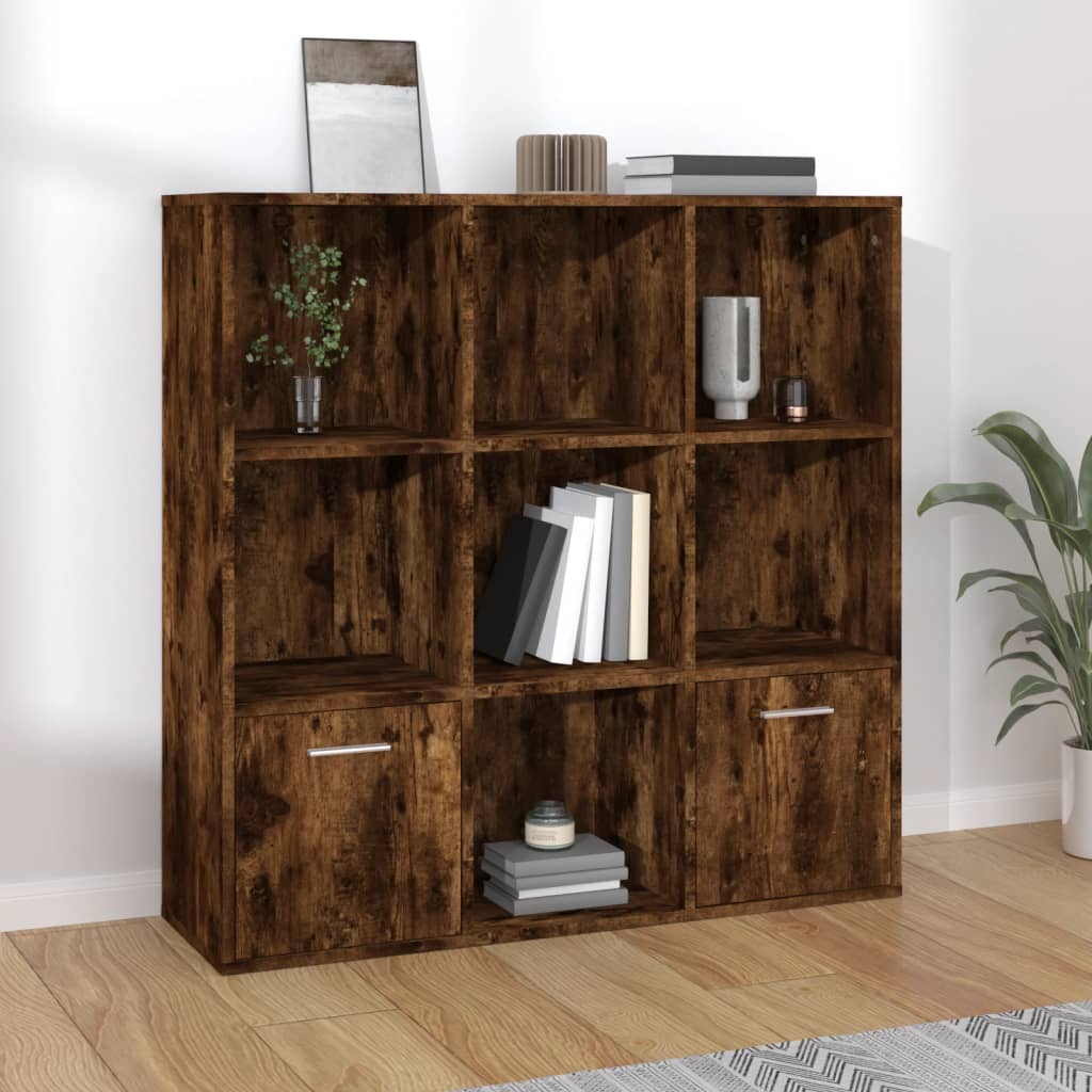 vidaXL Bücherregal Weiß 98x30x98 cm Holzwerkstoff
