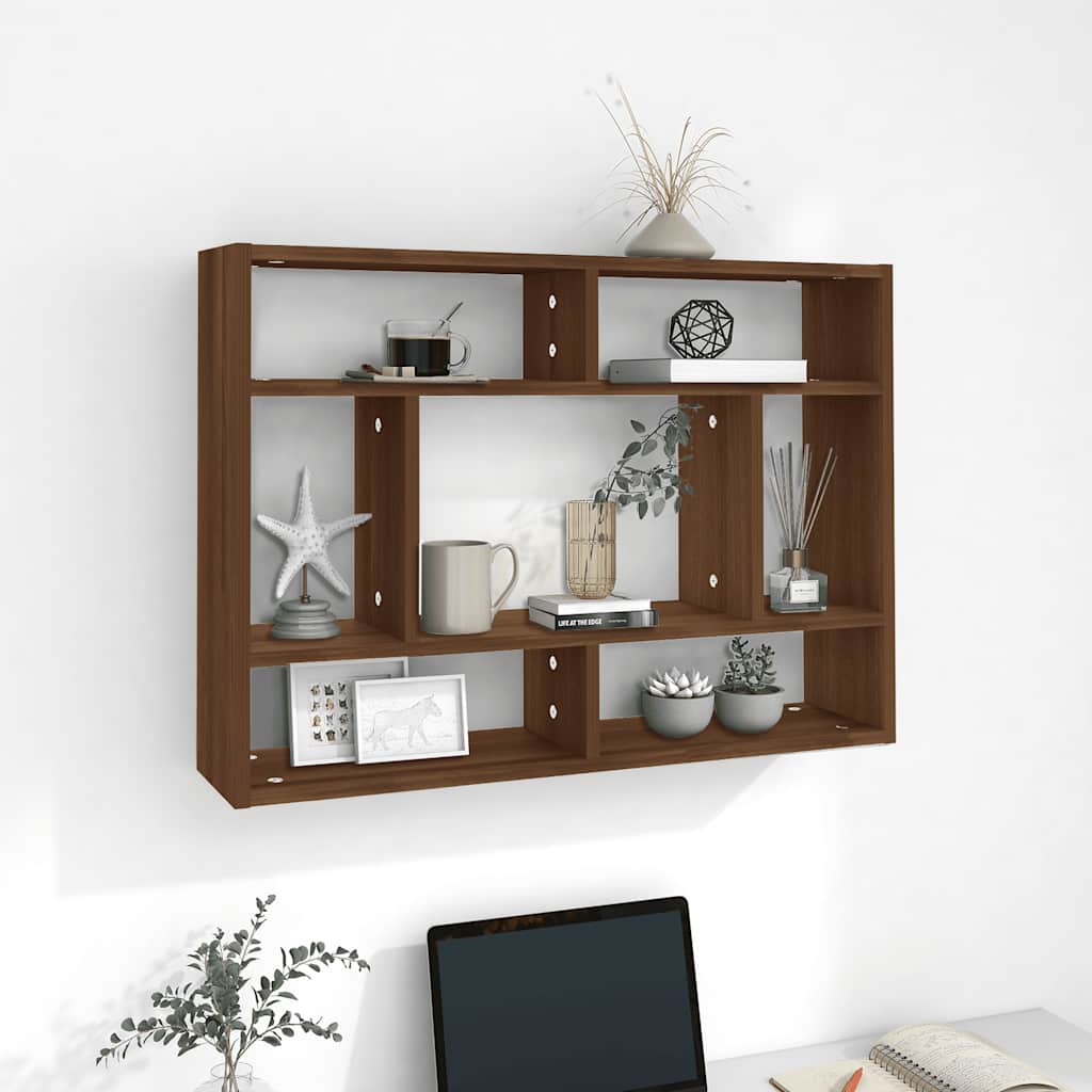Wandregal Weiß 75x16x55 cm Holzwerkstoff