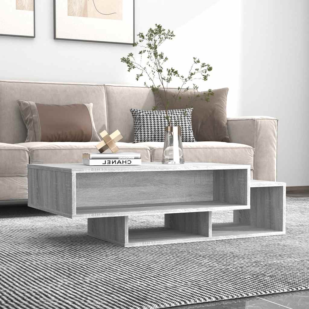 Couchtisch Weiß 105x55x32 cm Holzwerkstoff