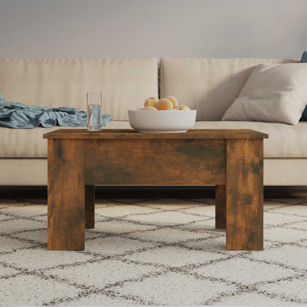 Couchtisch Weiß 101x49x52 cm Holzwerkstoff