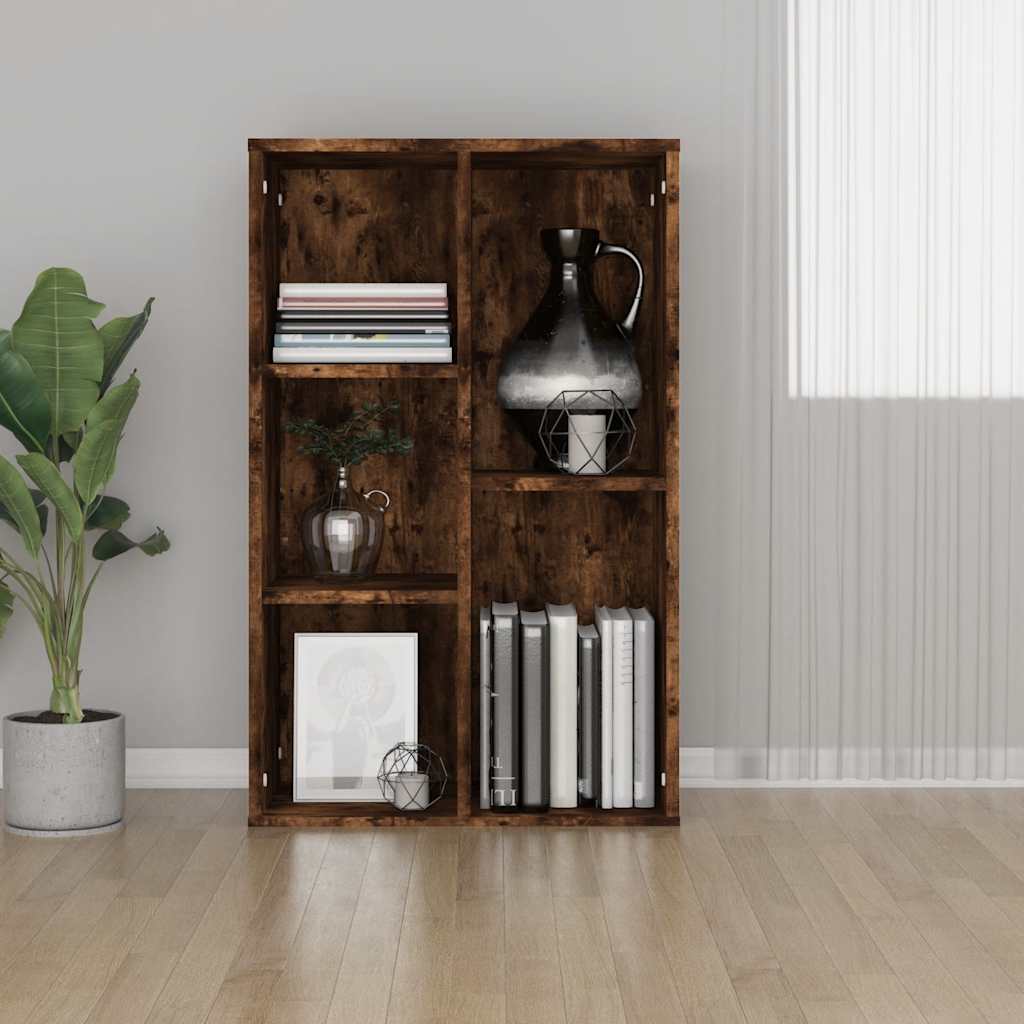 vidaXL Bücherregal/Sideboard Weiß 50x25x80 cm Holzwerkstoff