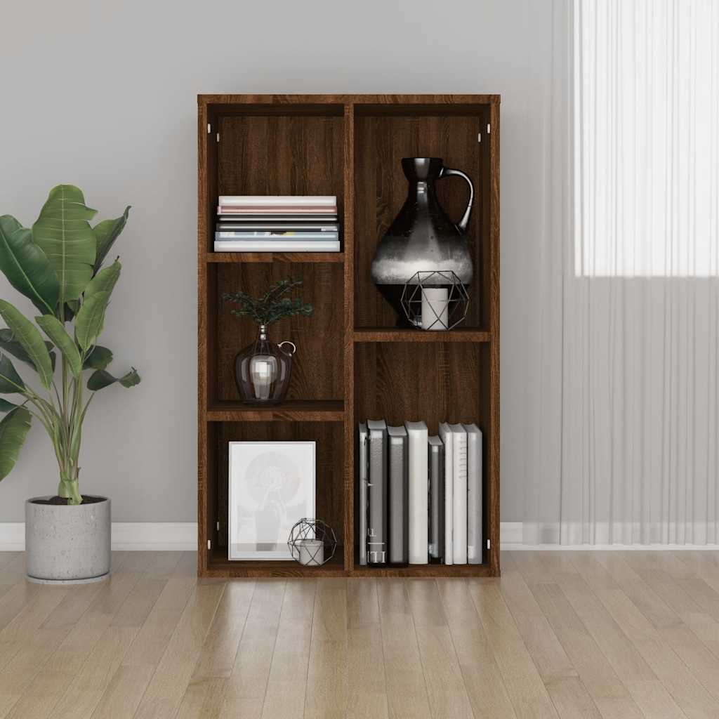 vidaXL Bücherregal/Sideboard Weiß 50x25x80 cm Holzwerkstoff
