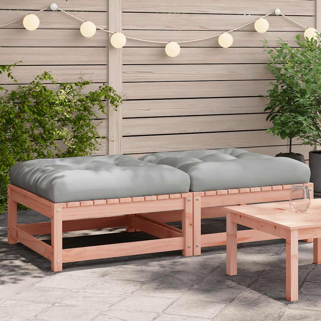Gartensofa 2-Sitzer mit Kissen Kiefer Massivholz
