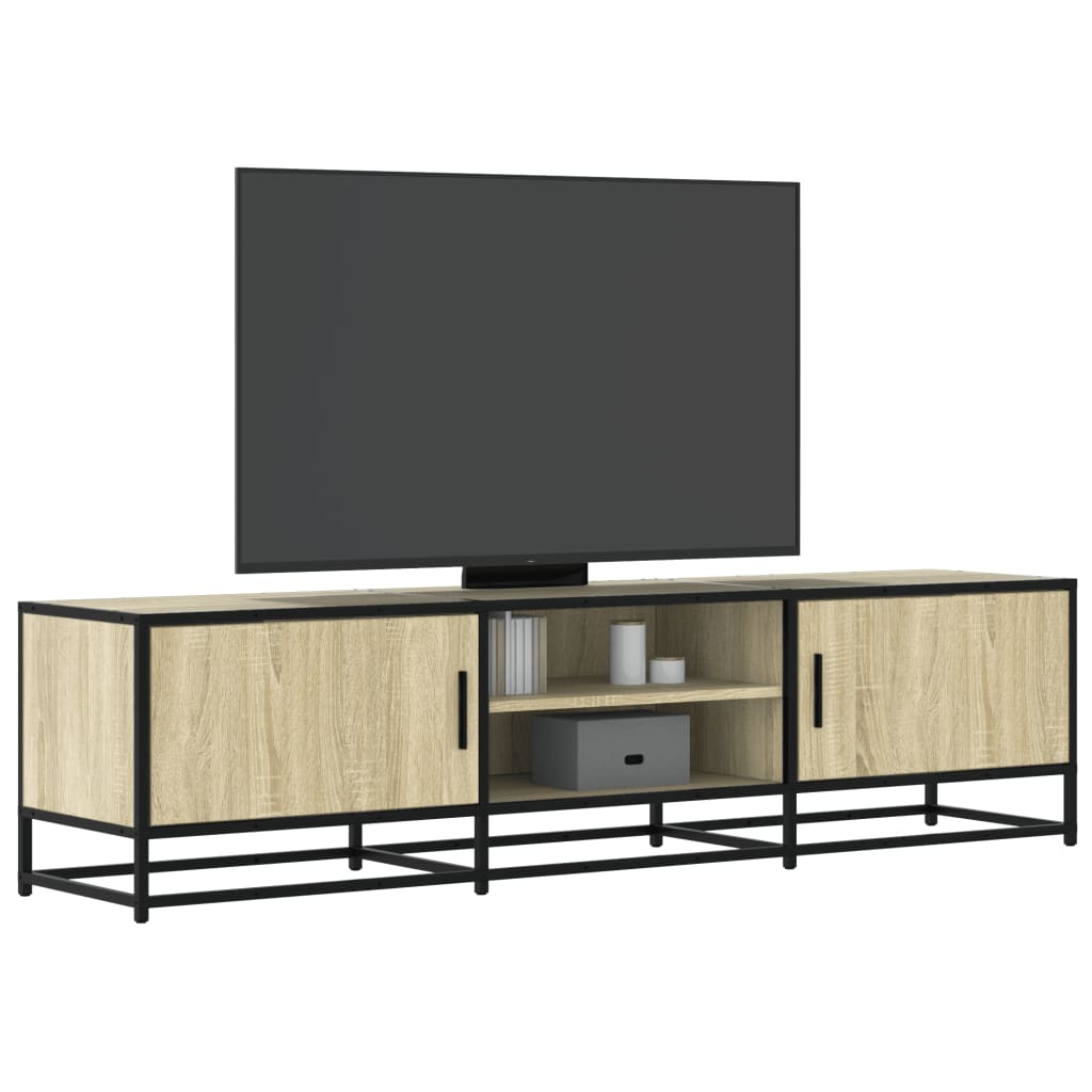 vidaXL TV-Schrank Schwarz 180x35x41 cm Holzwerkstoff