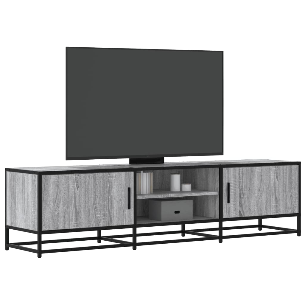 vidaXL TV-Schrank Schwarz 180x35x41 cm Holzwerkstoff