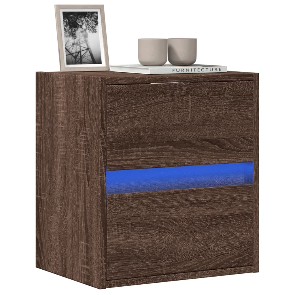 vidaXL TV-Wandschrank mit LED Weiß 180x31x45 cm