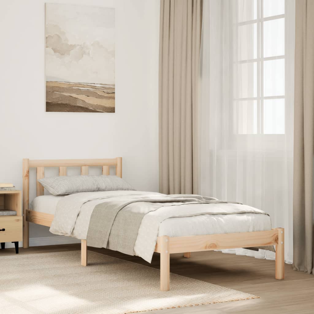 Massivholzbett ohne Matratze