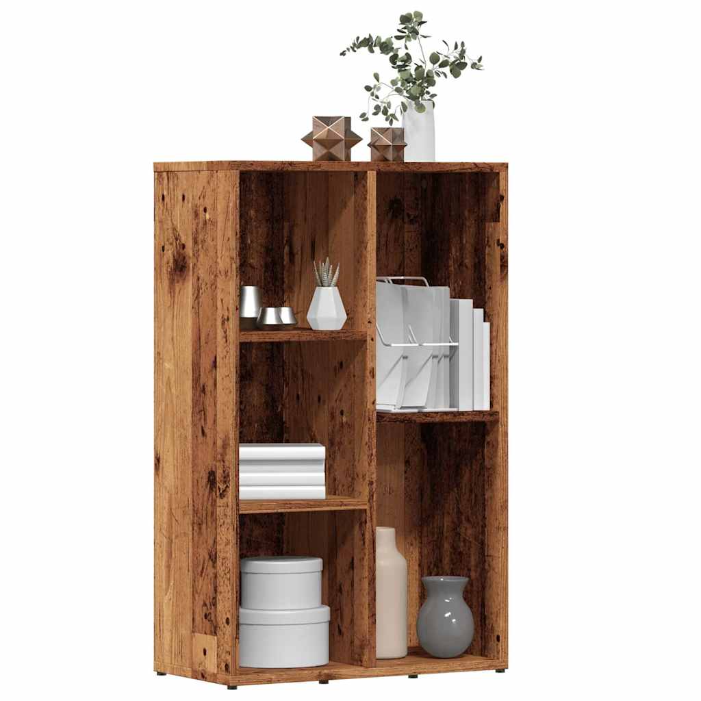 vidaXL Bücherregal/Sideboard Weiß 50x25x80 cm Holzwerkstoff