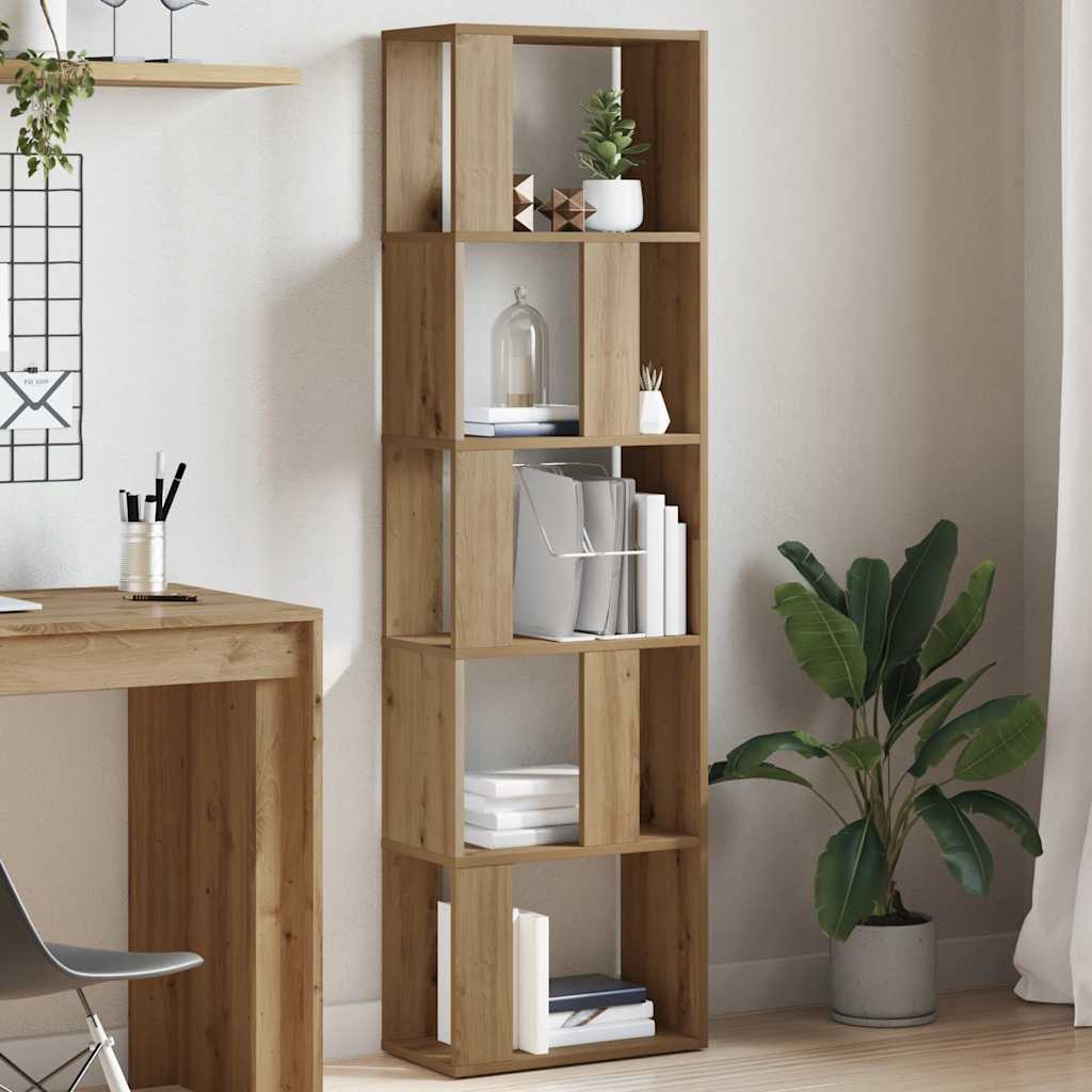 vidaXL Bücherregal/Raumteiler Weiß 45x24x159 cm Holzwerkstoff