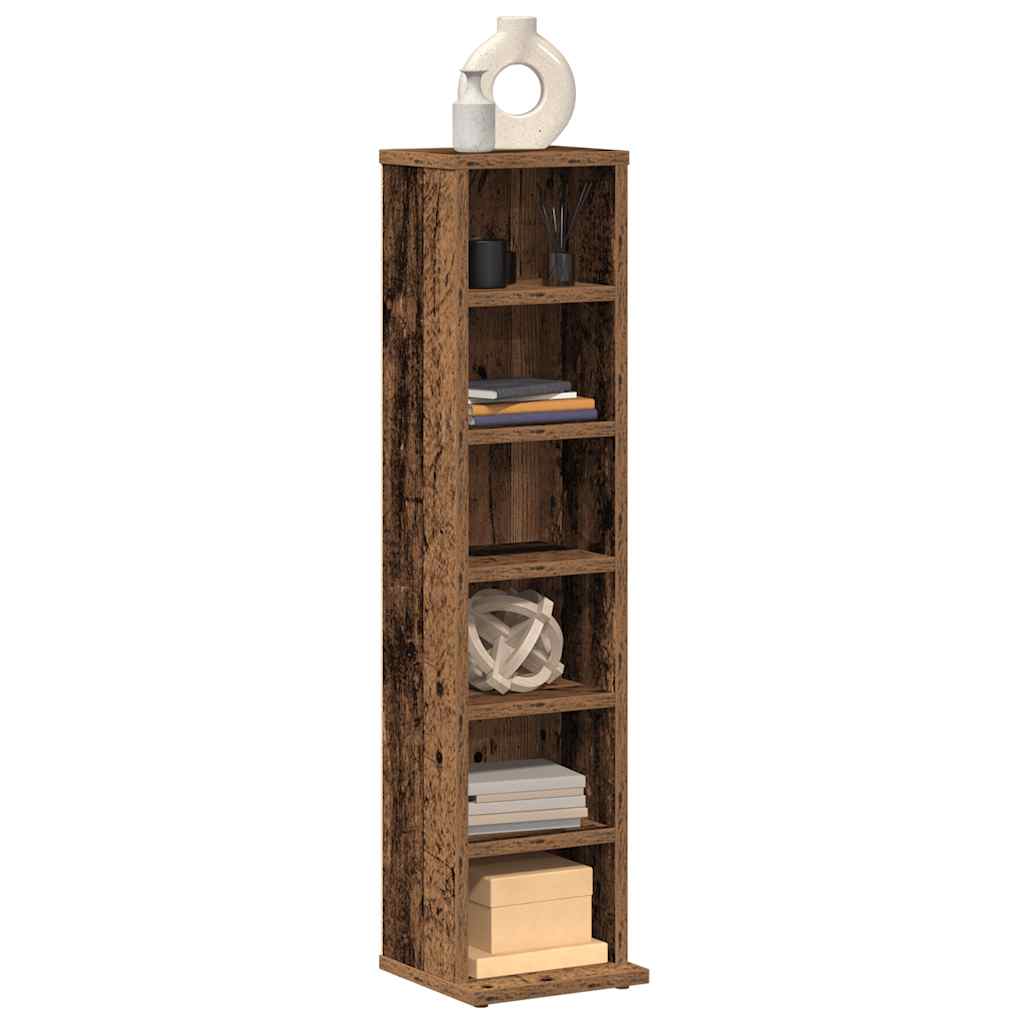 vidaXL CD-Schrank Weiß 21x20x88 cm Holzwerkstoff