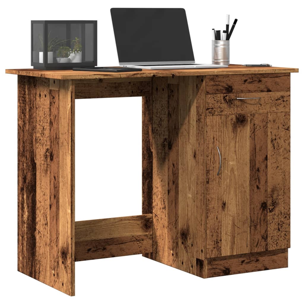 vidaXL Schreibtisch Weiß 100×50×76 cm Holzwerkstoff