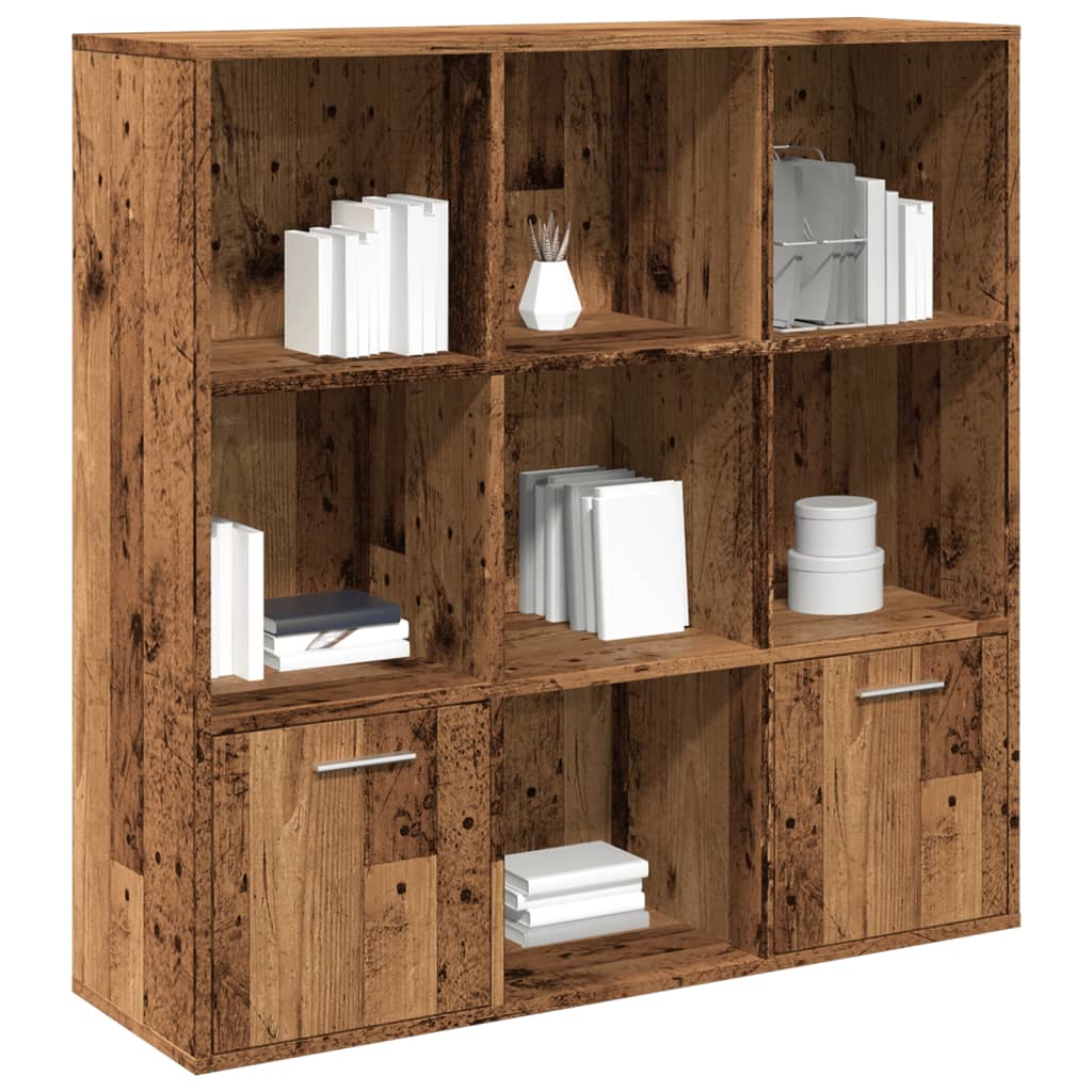 vidaXL Bücherregal Weiß 98x30x98 cm Holzwerkstoff