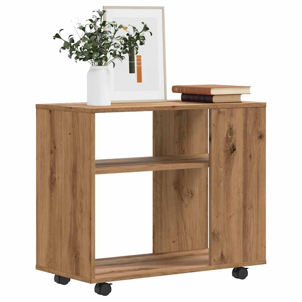 Beistelltisch Weiß 70x35x55 cm Holzwerkstoff