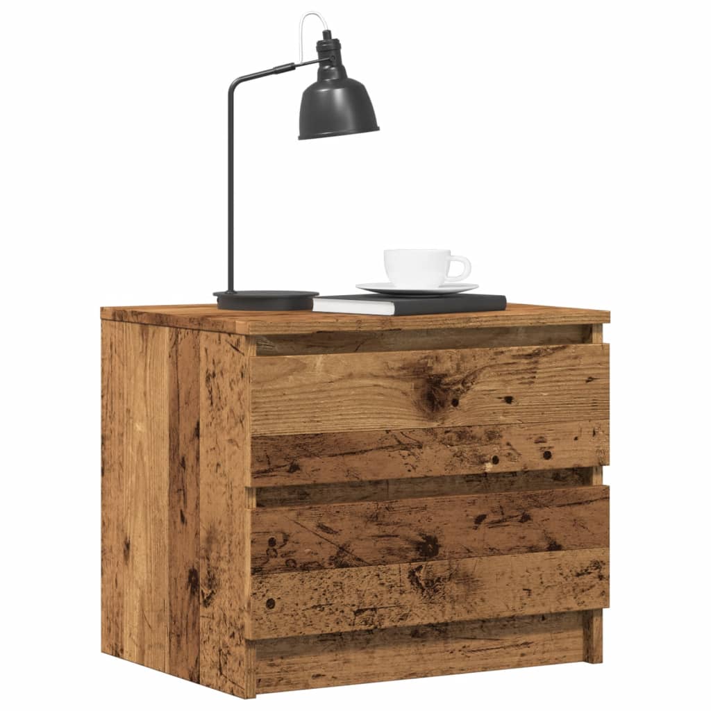 Nachttisch Weiß 50x39x43,5 cm Holzwerkstoff