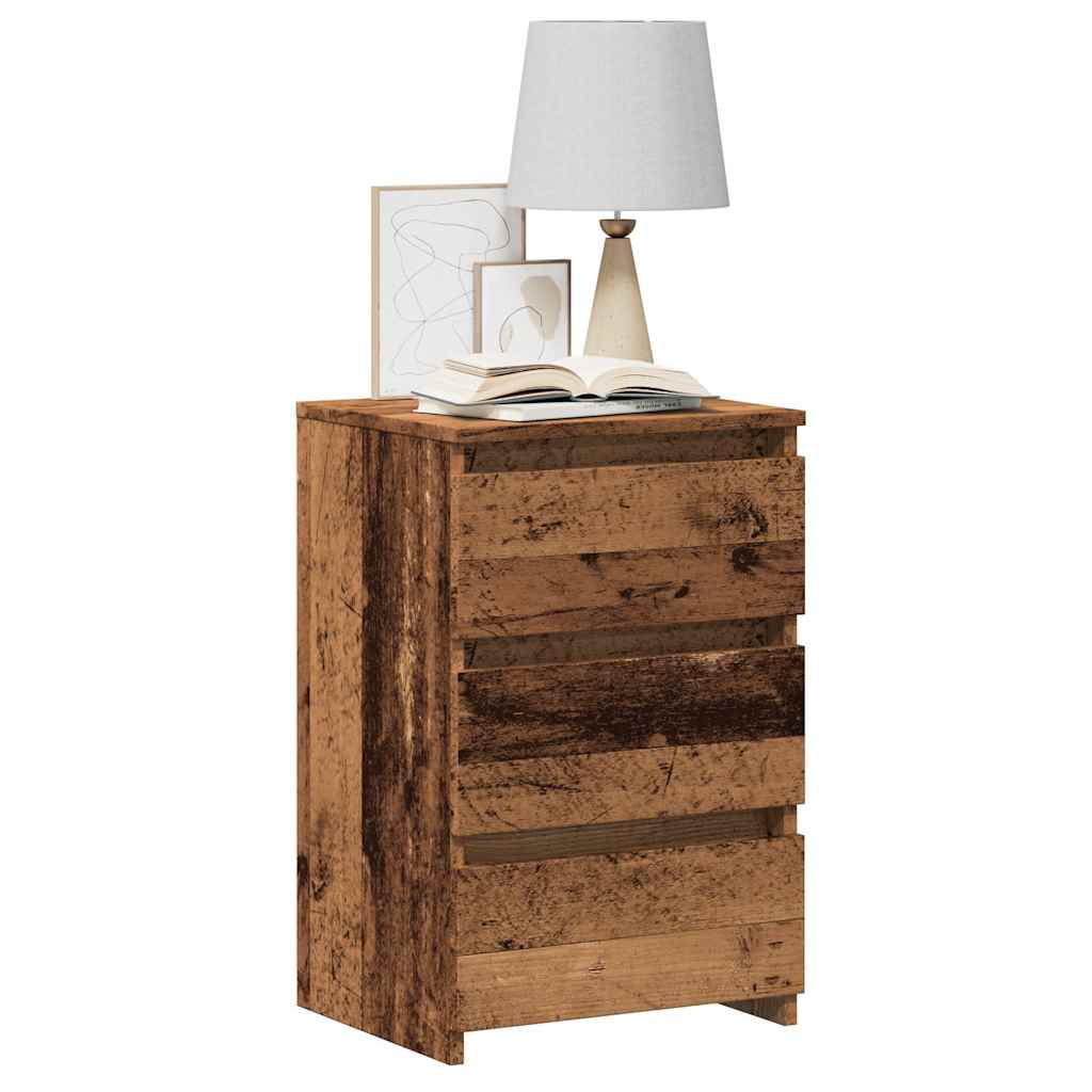 Nachttisch Weiß 40x35x62,5 cm Holzwerkstoff