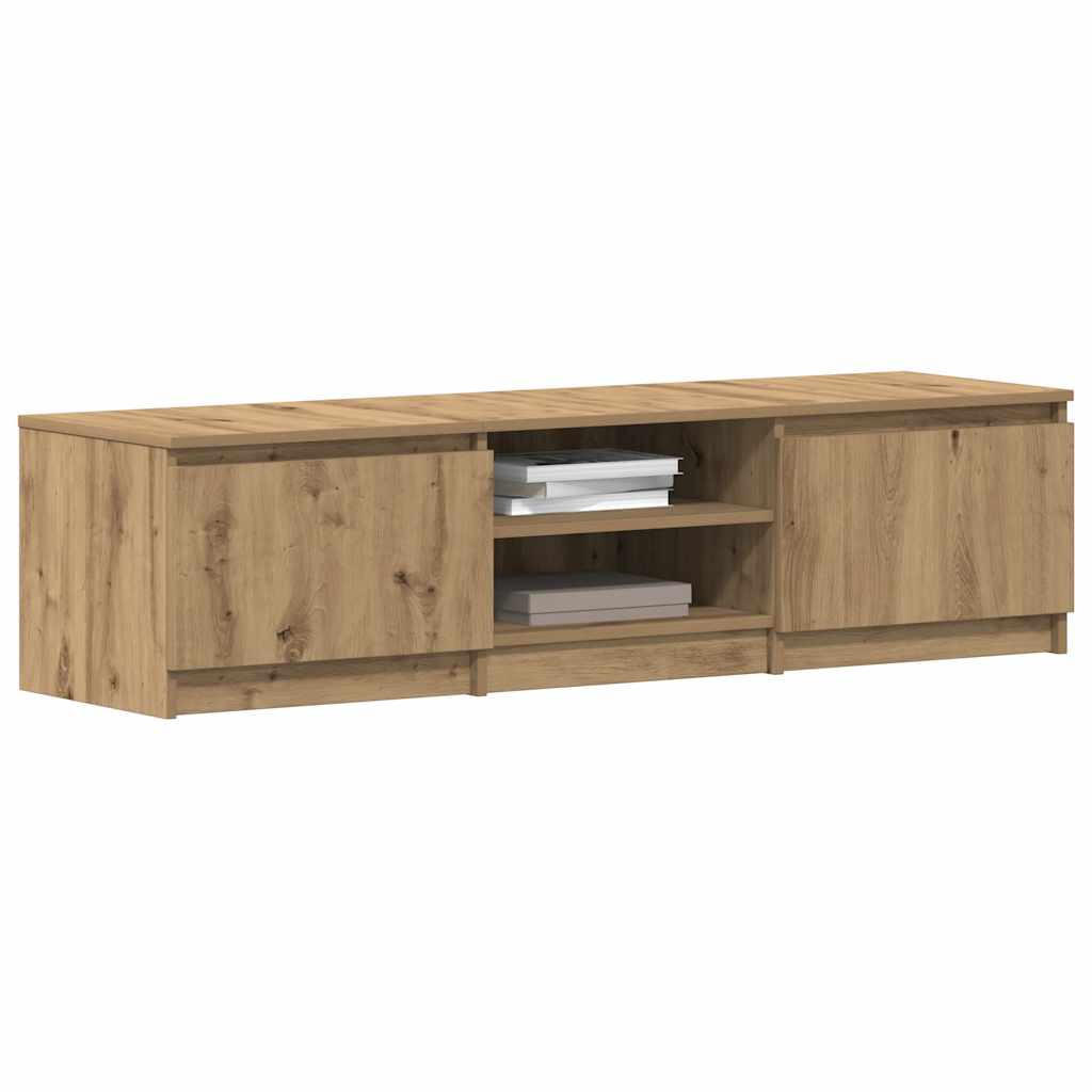 vidaXL TV-Schrank Weiß 140×40×35,5 cm Holzwerkstoff
