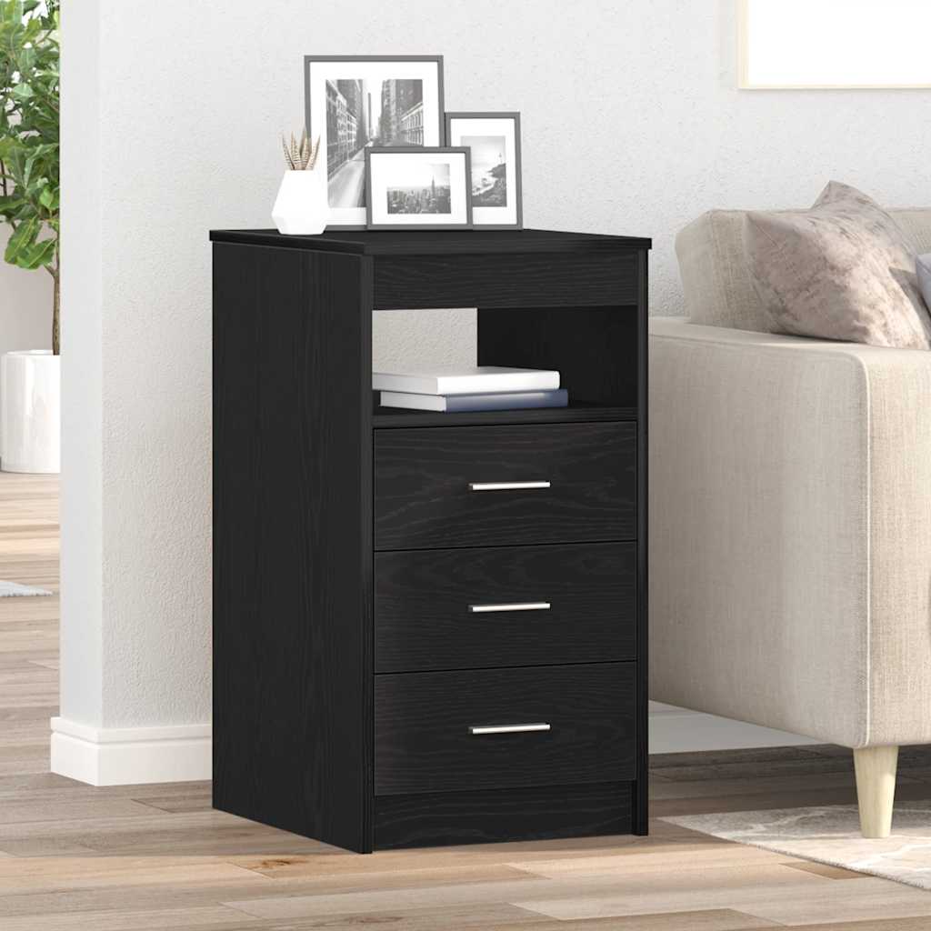 Sideboard mit Schubladen Weiß 40x50x76 cm Holzwerkstoff