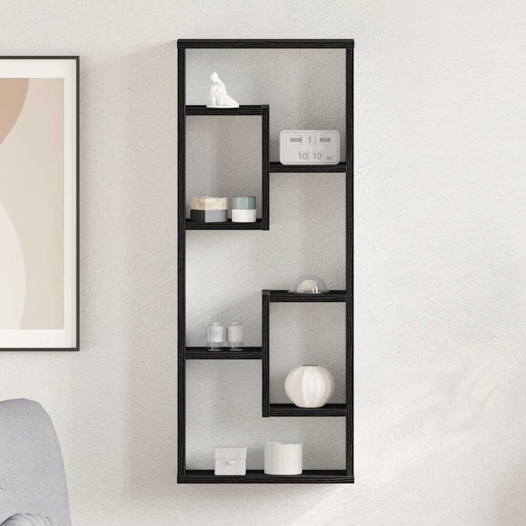 Wandregal Weiß 36x16x90 cm Holzwerkstoff