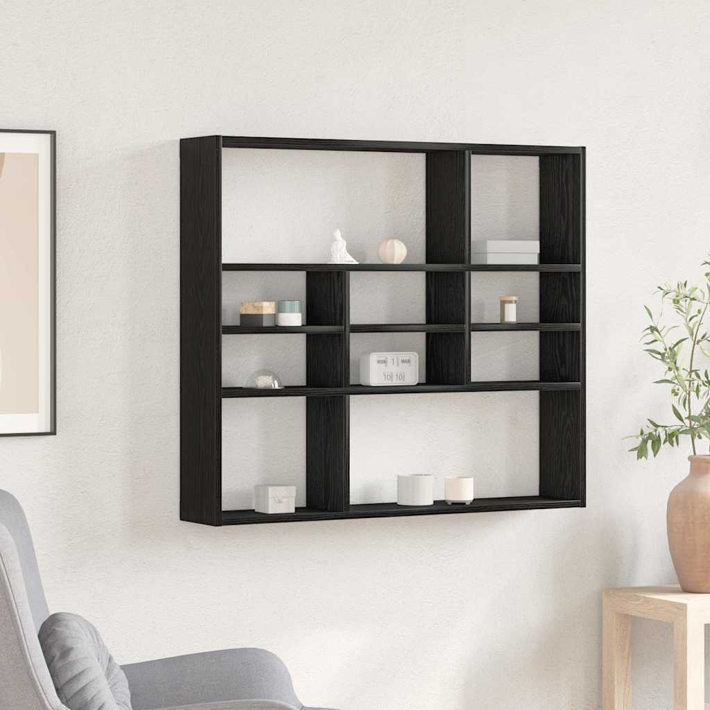 Wandregal Weiß 90x16x78 cm Holzwerkstoff
