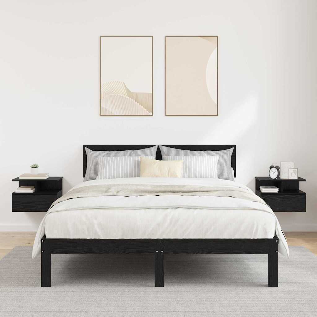 vidaXL Hängender Nachttisch Weiß 40x31x27 cm Holzwerkstoff