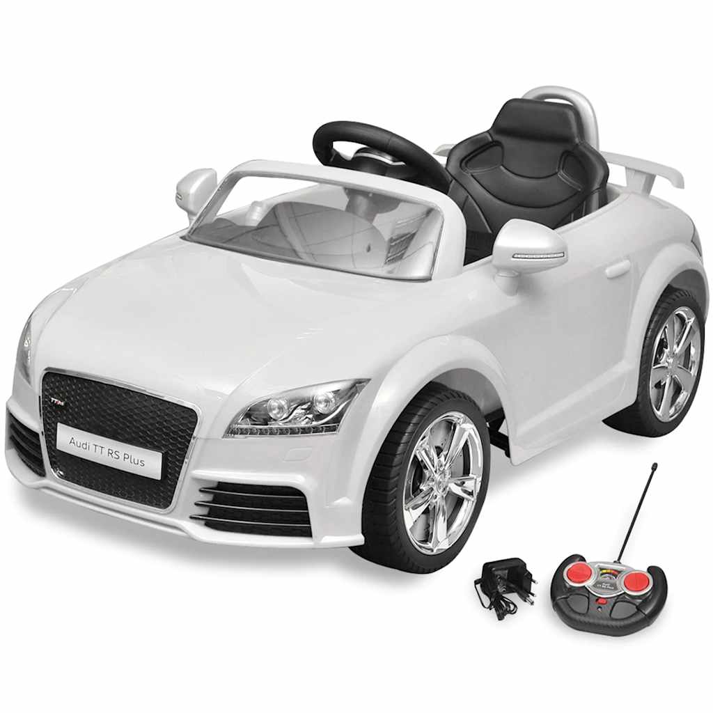 vidaXL Aufsitzauto für Kinder Audi TT RS mit Fernsteuerung Rot