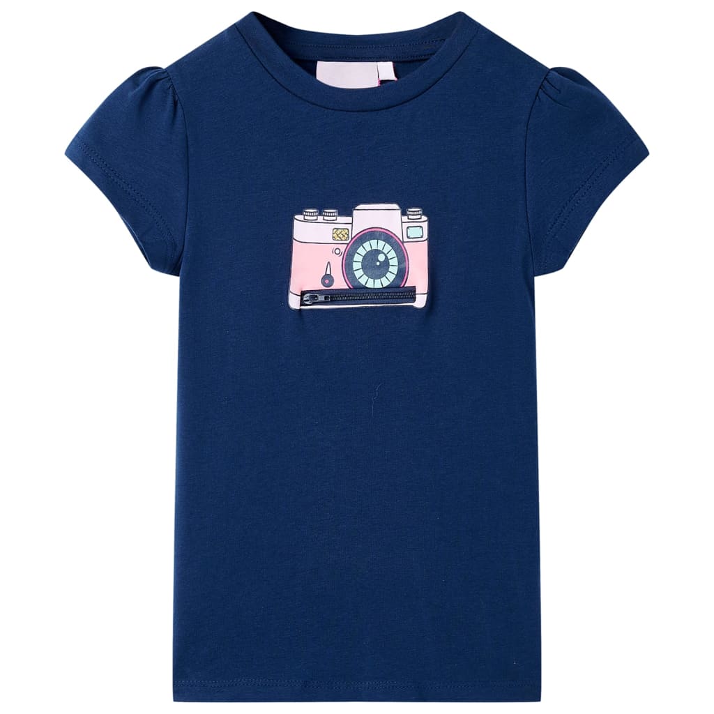 Kinder-T-Shirt Dunkelrosa 92