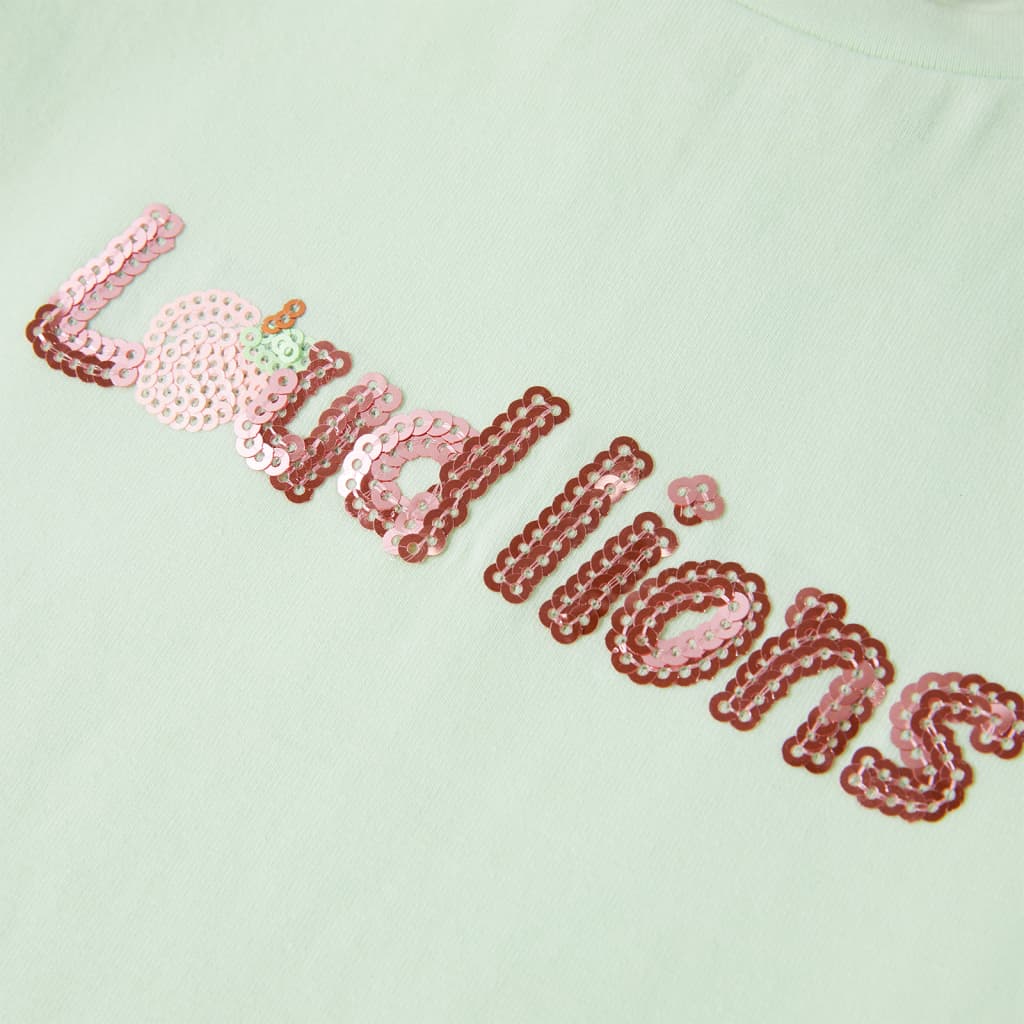 Kinder-T-Shirt mit Flügelärmeln Zartgrün 92