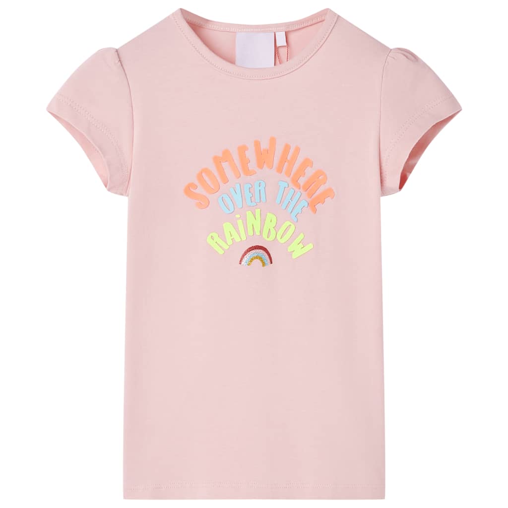 Kinder-T-Shirt Hellrosa 92