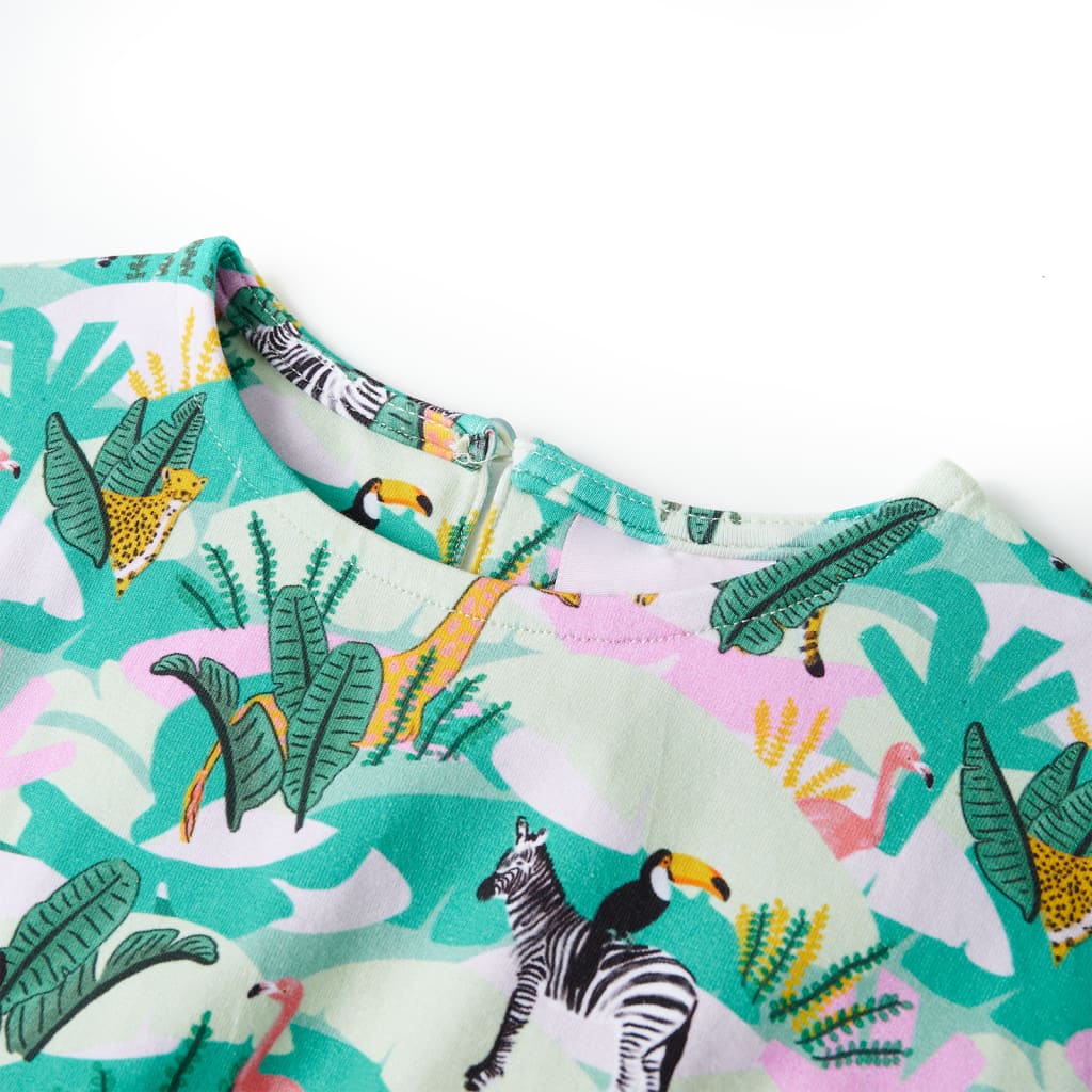 Kinderkleid Helles Minzgrün 92