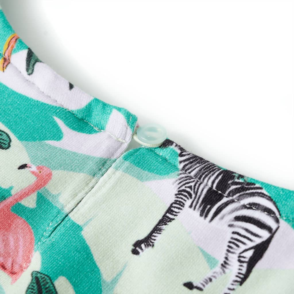 Kinderkleid Helles Minzgrün 92